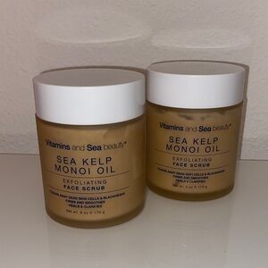 Sea Kelp Monoi Oil Exfoliating Face Scrub Duo